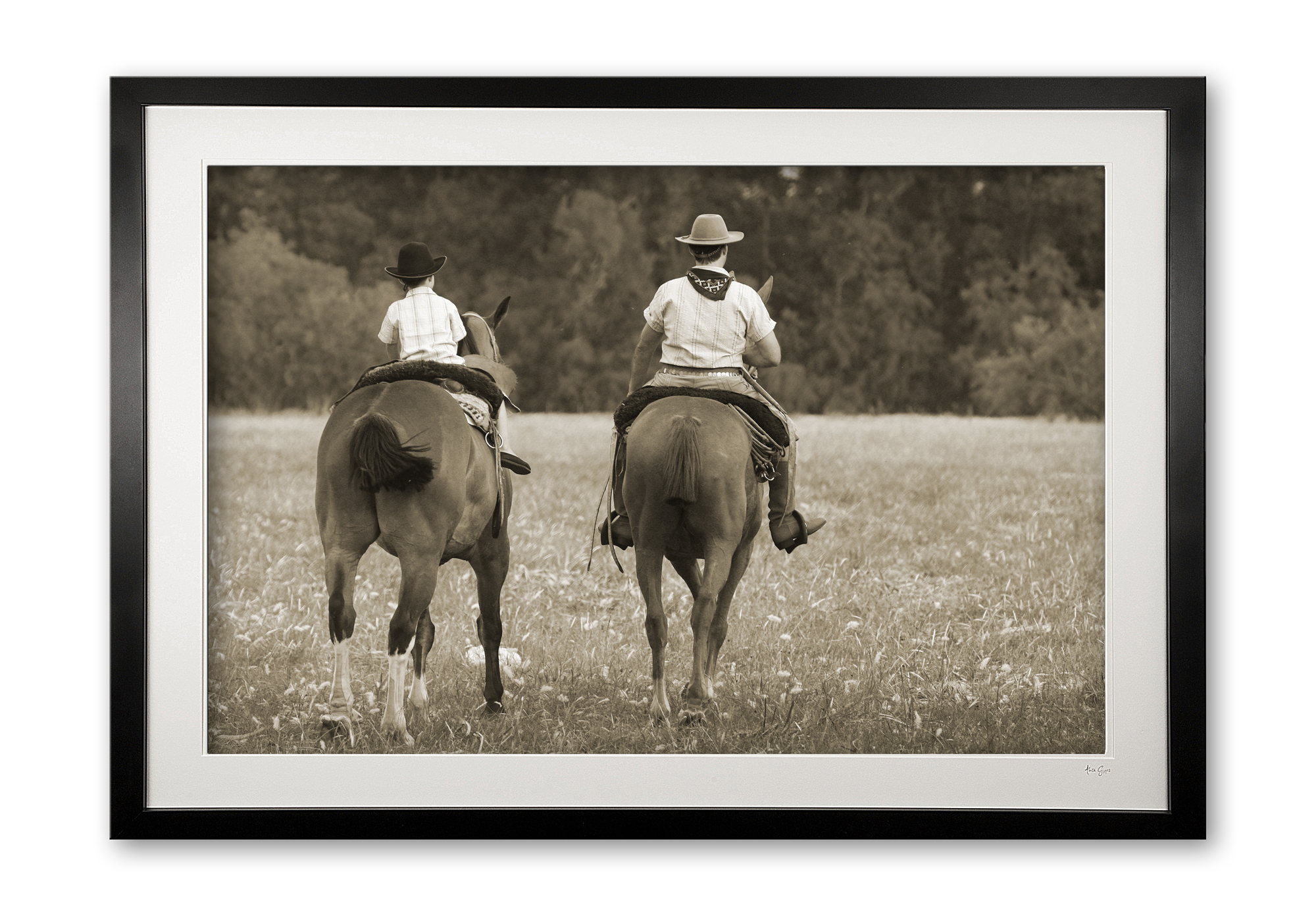 007_a__gaucho_life_ii_sepia_075x9252_framed